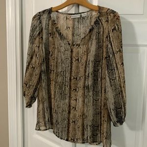 Liz Claiborne PL animal print blouse